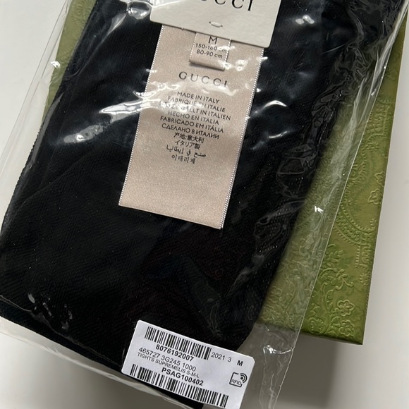 Gucci Tights Stockings Supremalis Logo - Picture 5 of 9